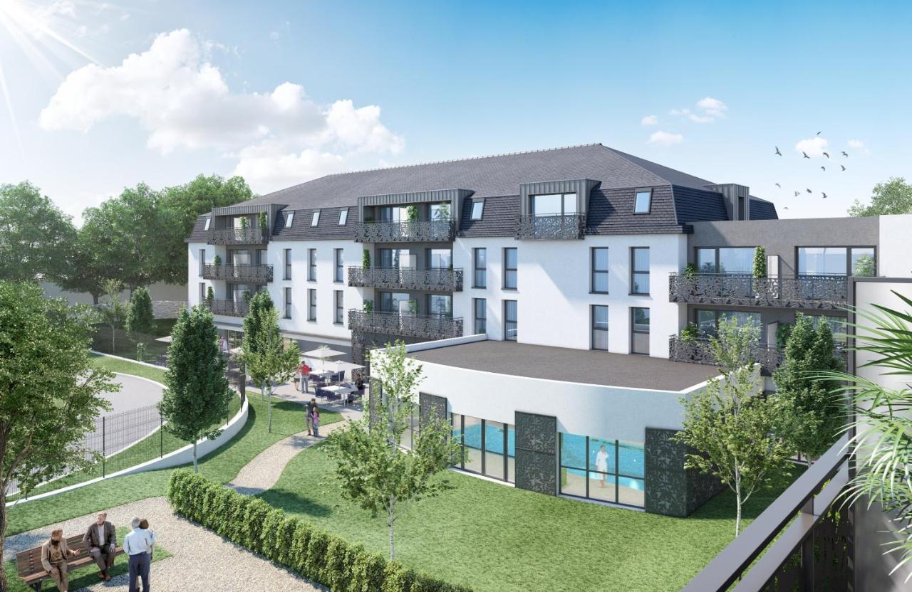 Domitys Les Gavottes Aparthotel Quimper Exteriör bild