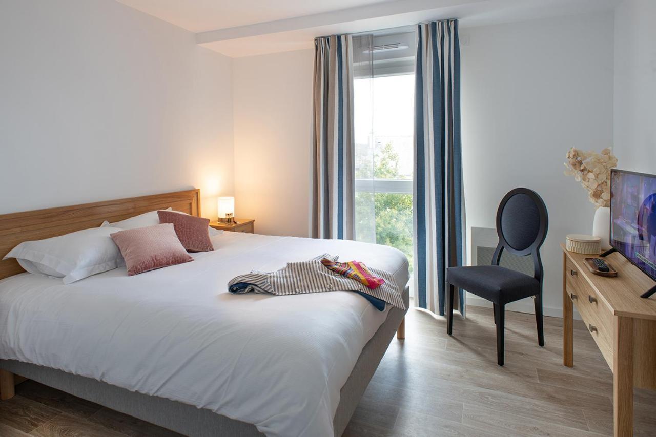 Domitys Les Gavottes Aparthotel Quimper Exteriör bild